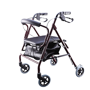 Andadera Rollator Vino Con Bolsa De Vinil